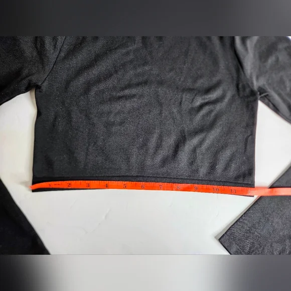 Free People For Revolve Super Crop Seamless Turtleneck Size M/L Long Sleeve - Picture 11 of 13